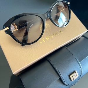 VERSACE Sunglasses VE4283-B GB1/11 57-17 Black Frames Grey Gradient Lenses
